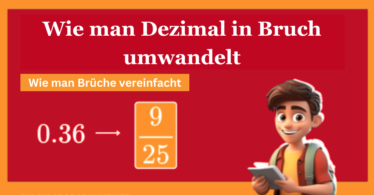 Dezimalzahl in Bruch