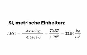 Rechner BMI - formulae