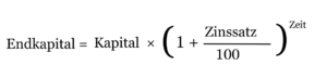 Zinssatz berechnen Formel