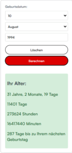 Altersrechner