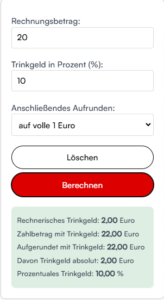 Trinkgeldrechner
