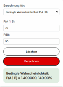Wahrscheinlichkeits Rechner