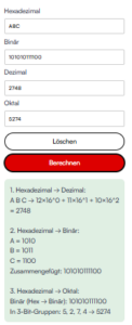 Hexadezimalrechner