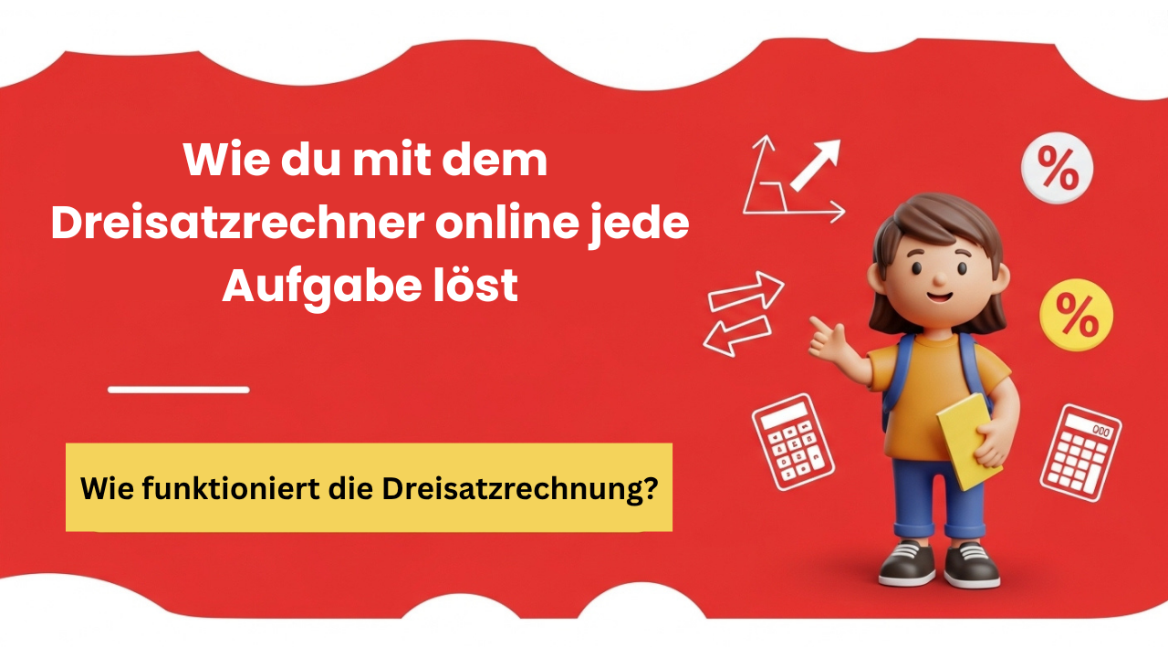 Dreisatzrechner online