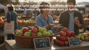 Dreisatz Aufgaben lösen