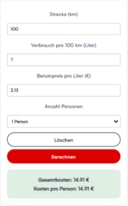 spritkostenrechner diesel