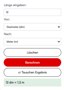 Längen Rechner