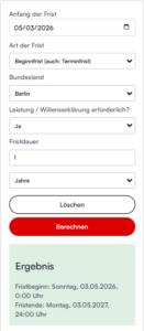 Fristrechner