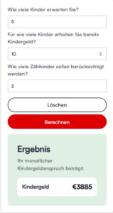 Kindergeld Rechner 2026Kindergeld Rechner 2026
