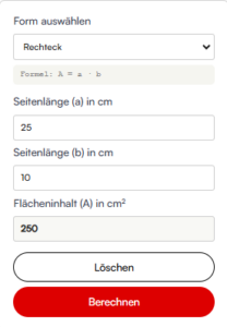 Flächenrechner